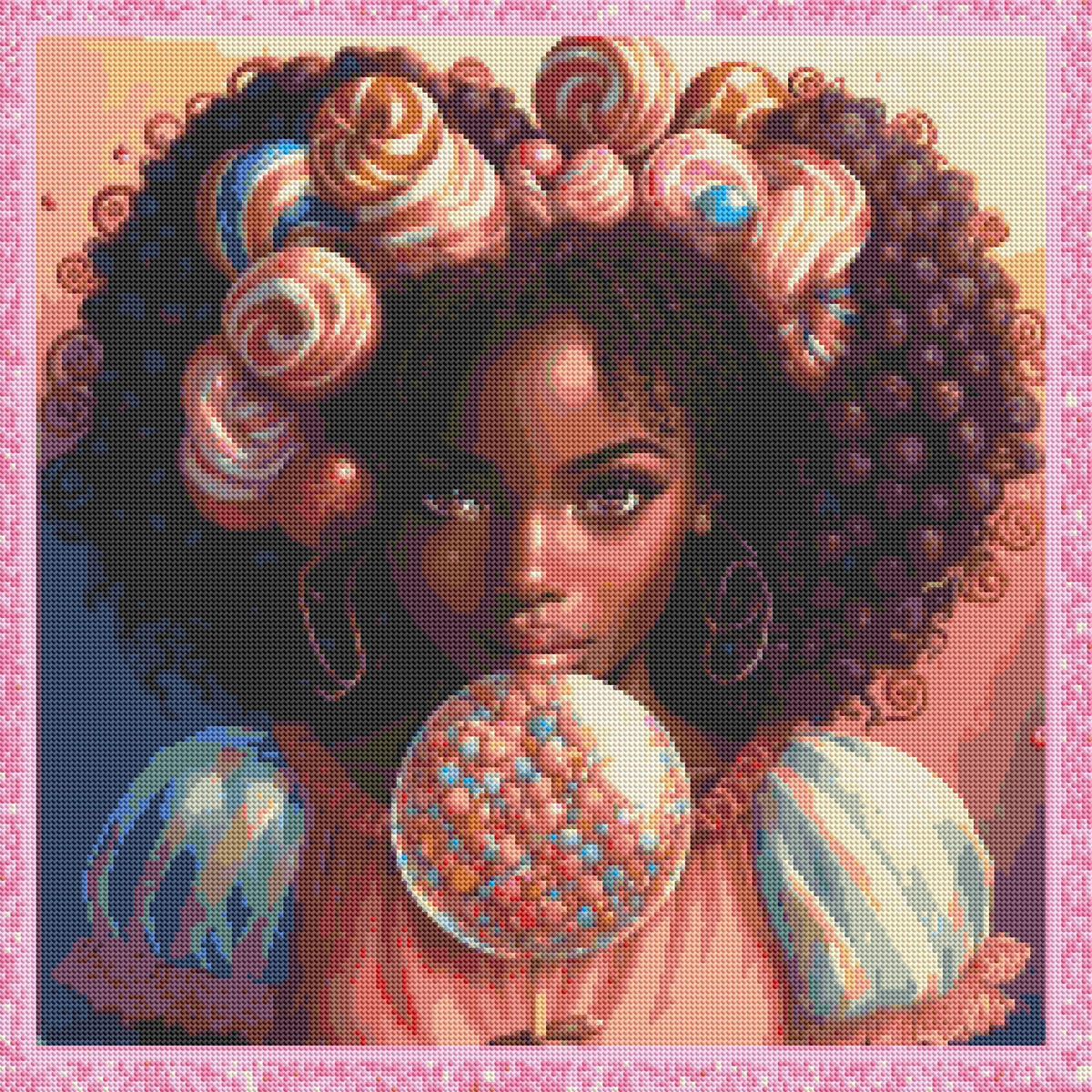 ドリーマーデザイン CandyCaneCastle #ダイヤモンドアートクラブ