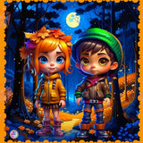 ~ Adorable~ "Fall Nights DAD 427" Diamond Painting By Tamara