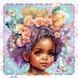 PRE-ORDER~NEW BOX SHIPPING~ Adorable~ "Garden Mermaid DAD 338 " Diamond Painting SB Creatives