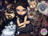 PRE-ORDER~ NEW Jasmine Becket Griffith Its All About The Cats DAD 900 Diamond Art Painting By