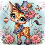 PRE-ORDER~"Besties LiL Fancy Nib DAD#704" Diamond Painting By Sherri Baldy