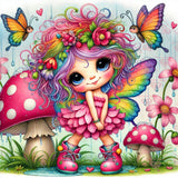 FREE SHIPPING~ EXCLUSIVE~ "Rainbow Bestie Butterfly Dance By Sherri Baldy My Besties"