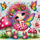FREE SHIPPING~ EXCLUSIVE~ "Rainbow Bestie Butterfly Dance By Sherri Baldy My Besties"