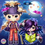 PER-ORDER~NEW ~"You Drive Me Batty Story Time DAD8015" Diamond Painging By Sherri Baldy