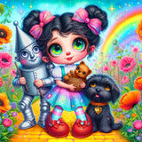 FREE SHIPPING~ EXCLUSIVE~ "Wiz Of OZ Poppy Field By Sherri Baldy My Besties"