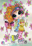 PRE-ORDER~NEW SIZES ~Zen Movie Night By Sherri Baldy DAD 404SM 30 X  40 CM By Sherri Baldy