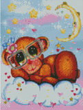 NEW~ FREE SHIPPING ~Premium DIY Mini "Adorable Lil Cuddles Cozy BESTIES" Set of 6 Paintings