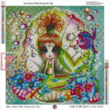 FREE SHIPPING~Factory Direct~Mermaid Kisses and Starfish Wishes Bestie Diamond Art Painting By Sherri Baldy #DAD005  & #DAD 93
