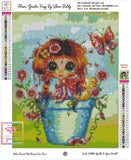 PRE-ORDER~NEW SHIPPING!~ Diamond Art Dreams Flower Fairy Bestie DAD#21 Diamond Art Painting By Sherri Baldy