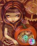 NEW SHIPPING!~DAD#197 "Jasmine Becket Griffith A Clockwork Pumpkin!" Diamond Painting!