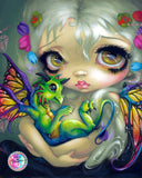 Pre-Order~NEW!~DAD#188 Jasmine Becket Griffith Darling Dragonling 4 Diamond Art Painting By Sherri Baldy