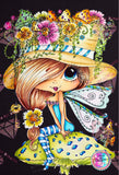 FREE SHIPPING~Factory Direct~ Mushroom Fairy Bestie DAD# 105 Diamond Art Painting By Sherri Baldy