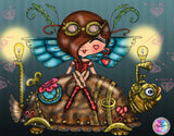 PRE-ORDER~EXCLUSIVE~ NEW!!! SHIPPING! DROP SHIP~Steampunk Turtle Ride Bestie Diamond Art Painting By Sherri Baldy DAD#83