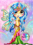 FREE SHIPPING~ Factory Direct~ Unicorn Rainbows Bestie Diamond Art Painting By Sherri Baldy DAD#12