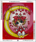 PRE-ORDER~EXCLUSIVE DAD#117 Moon Beams Of Love Diamond Art Painting By Sherri Baldy