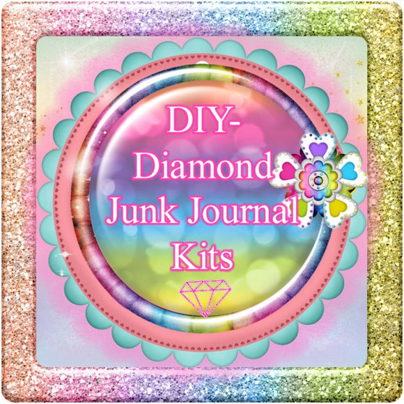 DIY- Diamond Art Junk Journal Kits