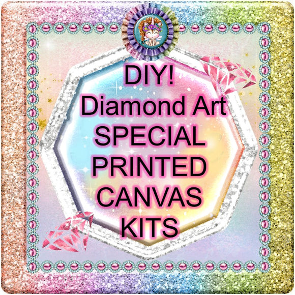 DIY Diamond Art SPECIAL PRINTED CANVAS KITS