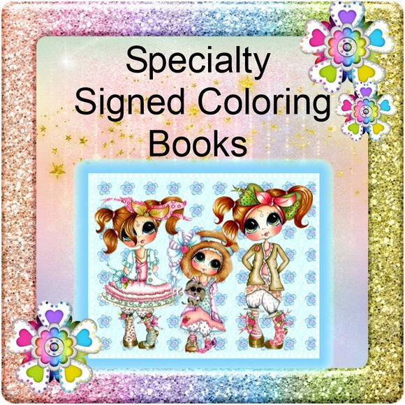 Signed Coloring Books