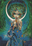 PRE-ORDER~NEW SQUARE DRILLS!!! NEW  SHIPPING~NEW!~Jasmine Becket Griffith The Moon DAD 308SQ  Diamond Art Painting By Jasmine Becket Griffith