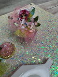 Artist Collectible Special Designer Tool Kit! " Diamond Art Dreams Pink Little Fae Fairy  By Sherri Baldy ""