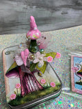 Artist Collectible Special Designer Tool Kit! " Diamond Art Dreams MuxhRoom Fairy House By Sherri Baldy ""