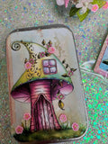 Artist Collectible Special Designer Tool Kit! " Diamond Art Dreams MuxhRoom Fairy House By Sherri Baldy ""