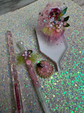 Artist Collectible Special Designer Tool Kit! " Diamond Art Dreams Pink Little Fae Fairy  By Sherri Baldy ""