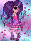 FREE SHIPPING~EXCLUSIVE Garden of Hearts My Besties DAD#119 Diamond Art Painting By Sherri Baldy