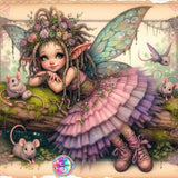 FREE SHIPPING~Shipped Direct~ EXCLUSIVE~ "BOHO Woodland Bestie Fairy 1001 Laverder Drop Fae"