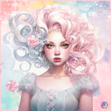 LAST CHANCE!~RETIRING! ~EXCLUSIVE!!!~  Adorable~ "Cotton Candy Skies DAD 386  " Diamond Painting