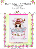 My Besties Sherri Baldy Cute Little Bubbles Cross Stitch Pattern ~ Instant Download PDF file Digital Down load Pattern!