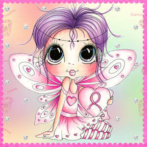 PRE-ORDER~Besties Of HOPE" ~ DAD 454 The Fairy Of Hope ~ Diamond Painting By Sherri Baldy