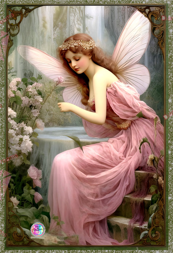 NEW BOX PACKING & NEW  SHIPPING!~Fairy Wings Dreams DAD 373  Raven  Diamond Art Painting