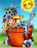 PRE-ORDER~NEW BOX PACKING & NEW  SHIPPING! Flower Pot Bestie  DAD 385 By Sherri Baldy