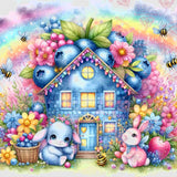 FREE SHIPPING ~ Shipped Direct~ EXCLUSIVE~ "FruitVille Blueberry House Besties By Sherri Baldy
