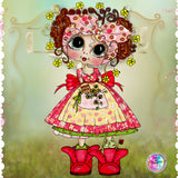 NEW SIZES~ NEW BOX SHIPPING~ Adorable~ "Garden Seeds Bestie DAD418SM 50 x 50 cm " Diamond Painting