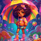 PRE-ORDER~ ~EXCLUSIVE!!!~  Adorable~ "Gum Drop Rain Drops DAD 349 BY CLI  " Diamond Painting