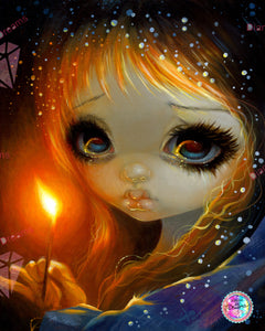 Jasmine Becket Griffith The Little Match Girl DAD 423!" 50 x 60 Diamond Painting!