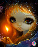 PRE-ORDER~Jasmine Becket Griffith The Little Match Girl DAD 423!" 50 x 60 Diamond Painting!