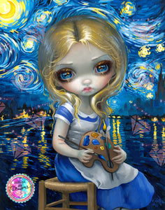 PRE-ORDER~NEW SHIPPING~ DAD 254 "Jasmine Becket Griffith Alice In A Van Gogh Nocturne!"