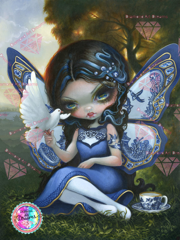 DO IT YOURSELF~ DIY KIT~ NEW SHIPPING From The USA~ Jasmine Becket Griffith Blue Willow Fairy!