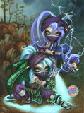 PRE~ORDER~NEW DAD #909  "Jasmine Becket Griffith Ninja Dragonling 2" Diamond Painting!