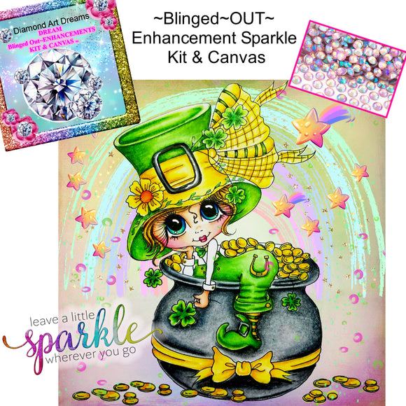 HAND RENDERED ~EXCLUSIVE~Blinged Out~ ENHANCEMENTS SPARKLE KIT & CANVAS~