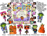 NEW~ FREE SHIPPING ~Premium DIY Mini Fall Kit Set of 6 Paintings
