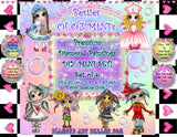 NEW~ FREE SHIPPING ~Premium DIY Mini "BESTIES OF OZ" Set of 6 Paintings