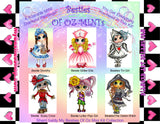 NEW~ FREE SHIPPING ~Premium DIY Mini "BESTIES OF OZ" Set of 6 Paintings