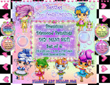 NEW~ FREE SHIPPING ~Premium DIY Mini "TINT TROLLS BESTIES" Set of 6 Paintings