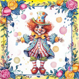 PRE-ORDER~LIMITED EDITION~NEW Adorable~ "Besties Nellies Circus Clown DAD 450 " Diamond Painting By Sherri Baldy