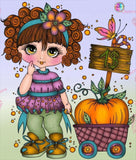NEW BOX PACKING & NEW  SHIPPING!  Pumpkin For Sale DAD 416  By Sherri Baldy