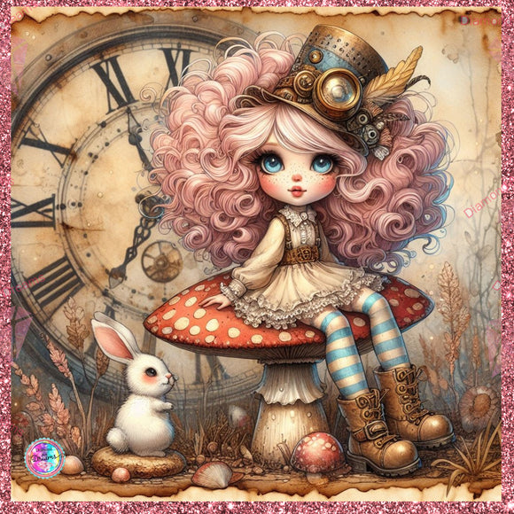 PRE-ORDER~ Sherri Baldy My Besties Steampunk Alice I'm Late DAD 761